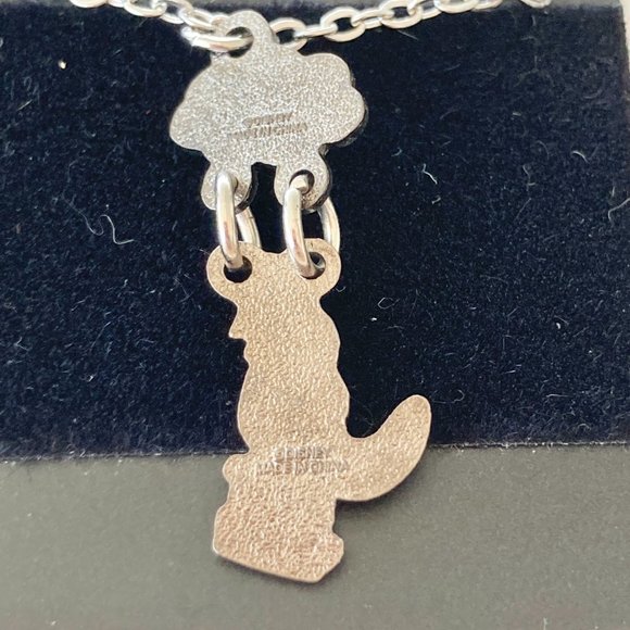 Vintage Disney Dumbo Elephant Charm Necklace 18" Disneyana Disneyland Stamped - Picture 6 of 9